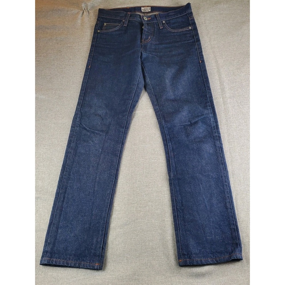 Naked & Famous Skinny Guy Jeans Men 31 Indigo Naturel Revival Selvedge Denim
